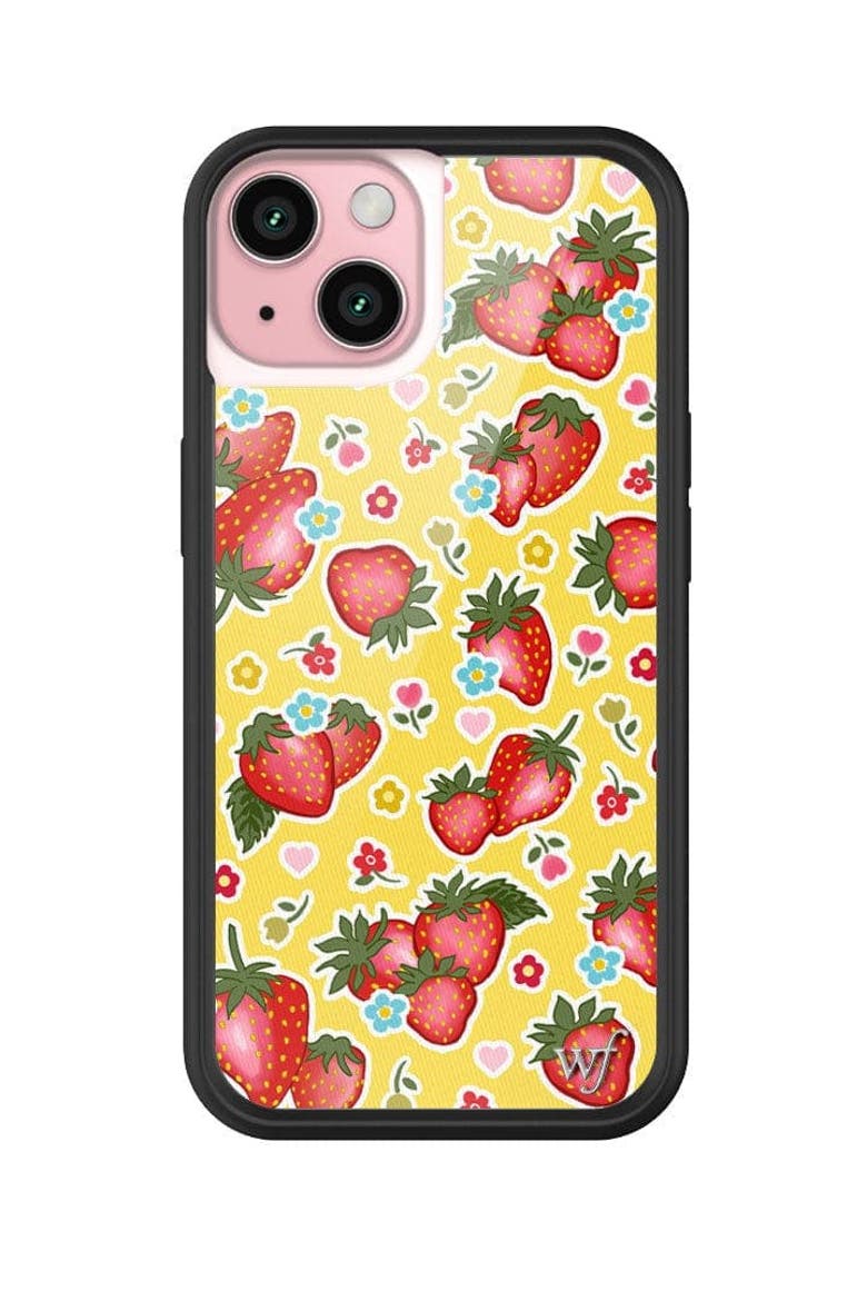 Sweet Berries iPhone Case, Alternate, color, Yellow