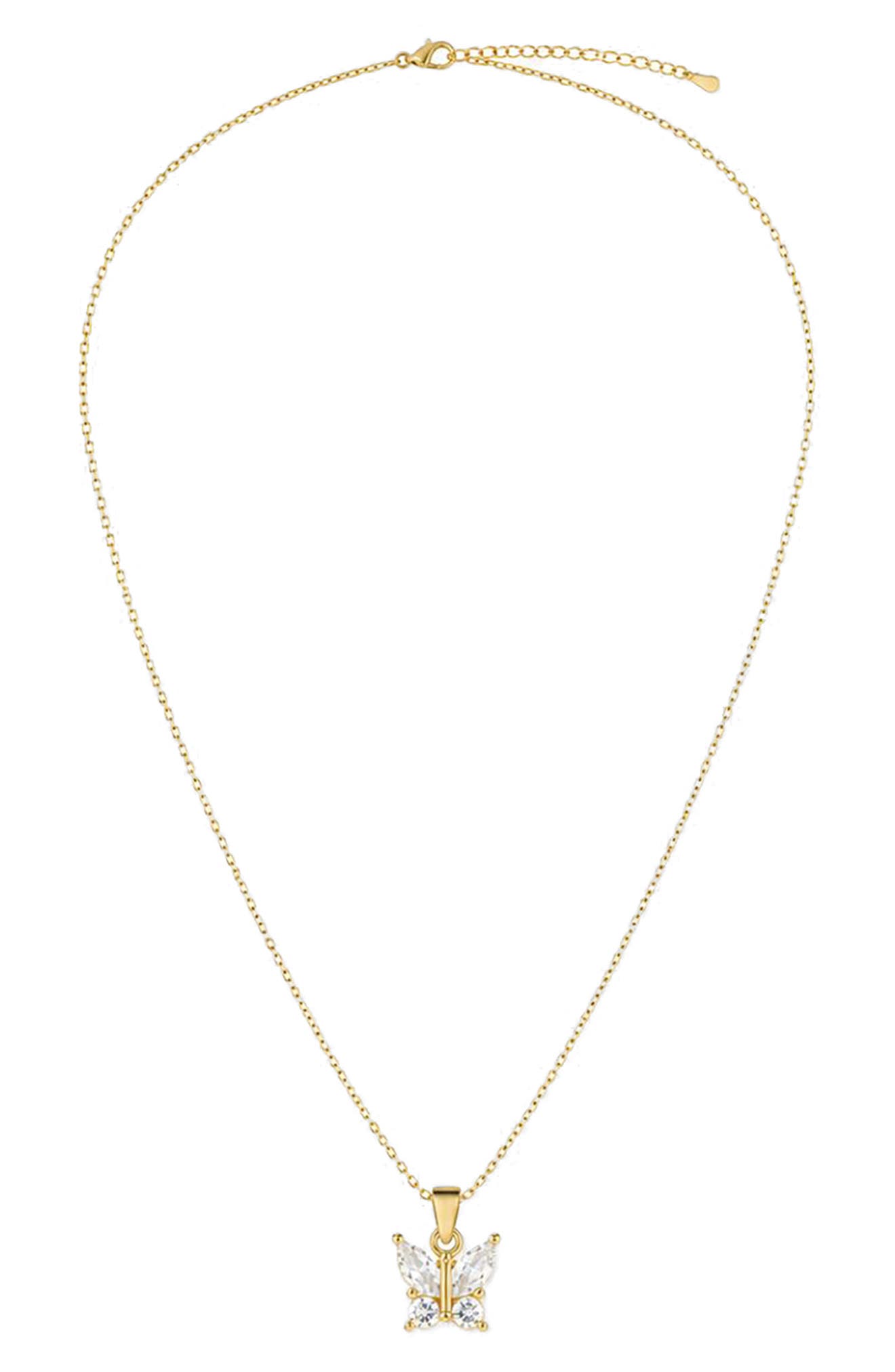 Butterfly Pendant Necklace