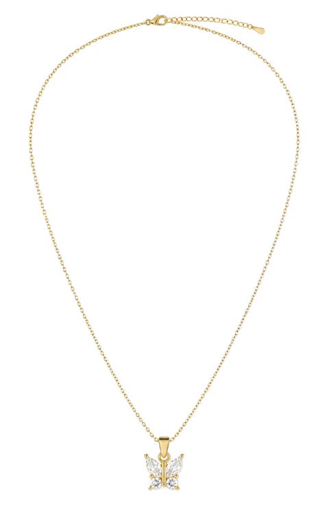 Butterfly Pendant Necklace
