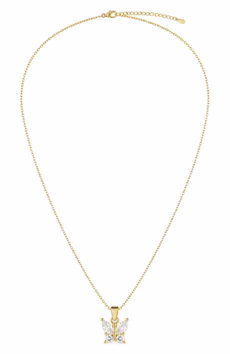 Butterfly Pendant Necklace