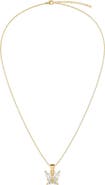 REBL Butterfly Pendant Necklace