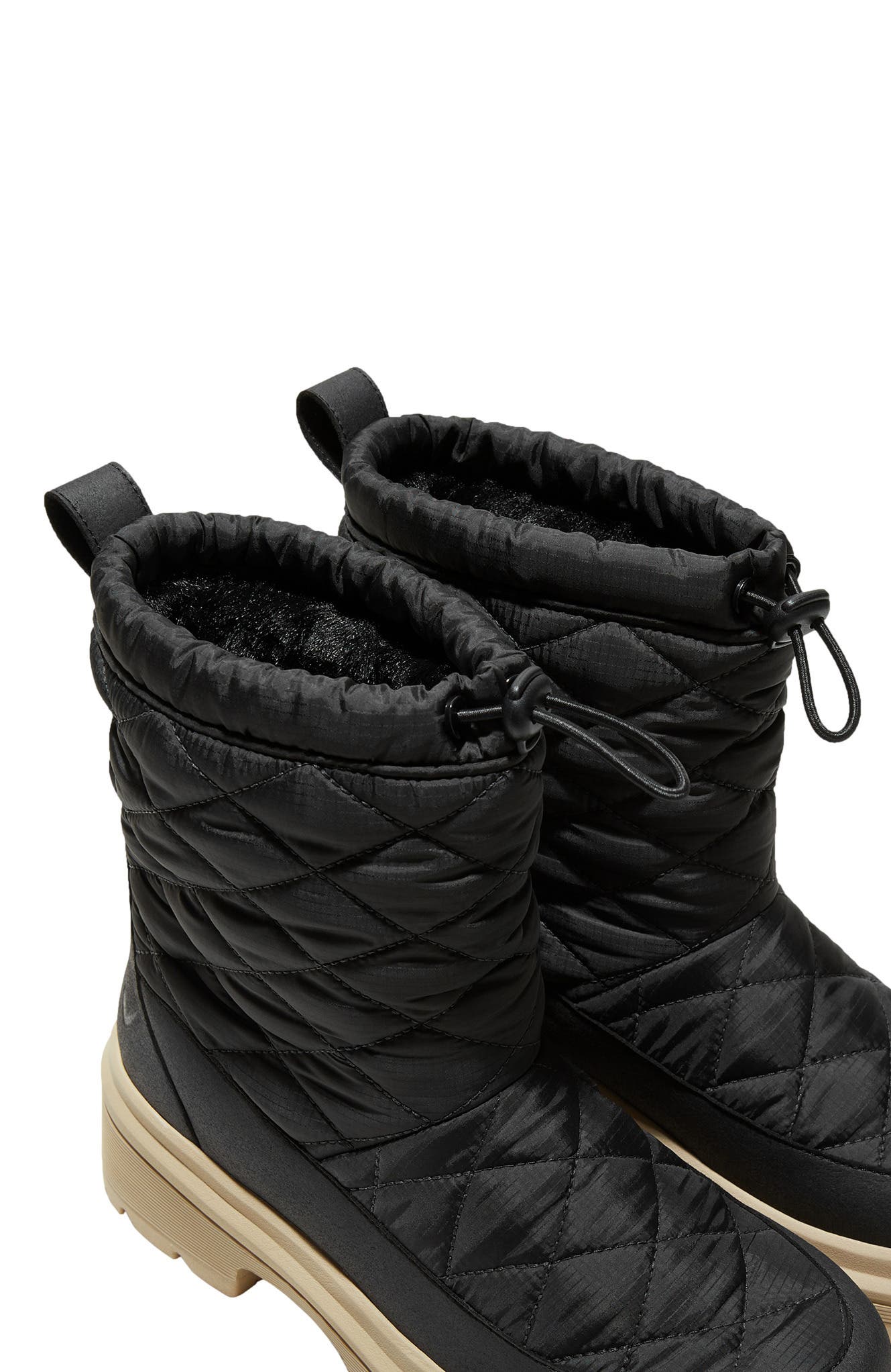 VIVAIA Quilted Waterproof PufferTherm Warm Boots, Alternate, color, Black Water Prf
