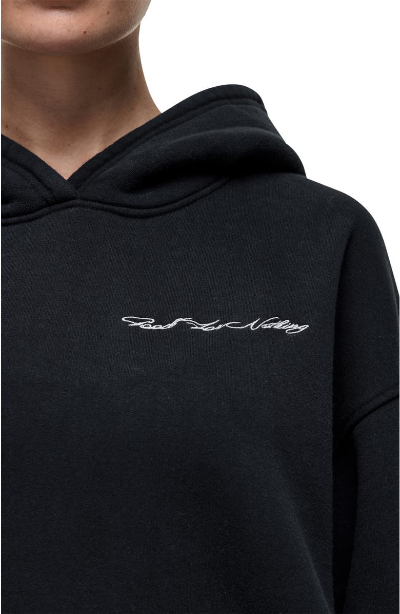 Good For Nothing Scribble Black Pullover Hoodie, Alternate, color, Black