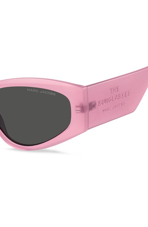 Marc Jacobs Marc 803s Nylon Cat-eye Sunglasses In Pink