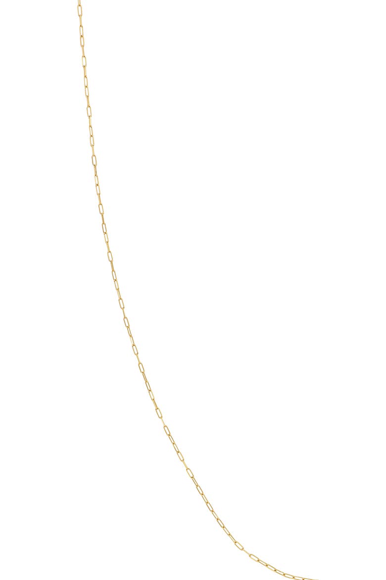 14K Paper Clip Chain Necklace, Alternate, color, 14K YELLOW GOLD