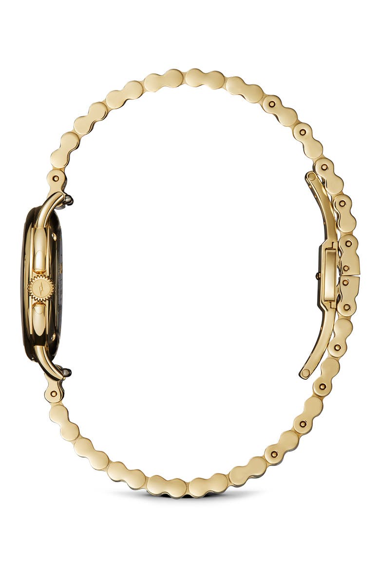 Runabout Bracelet Watch, 25mm, Alternate, color, GOLD