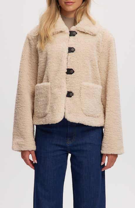 Noize Frieda Faux Shearling Jacket