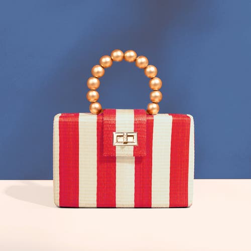 Soli & Sun The Louisa Woven Straw Clutch Bag