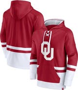 FANATICS Men's Fanatics Branded Crimson Oklahoma Sooners First Battle Pullover Hoodie