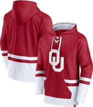 FANATICS Men's Fanatics Branded Crimson Oklahoma Sooners First Battle Pullover Hoodie