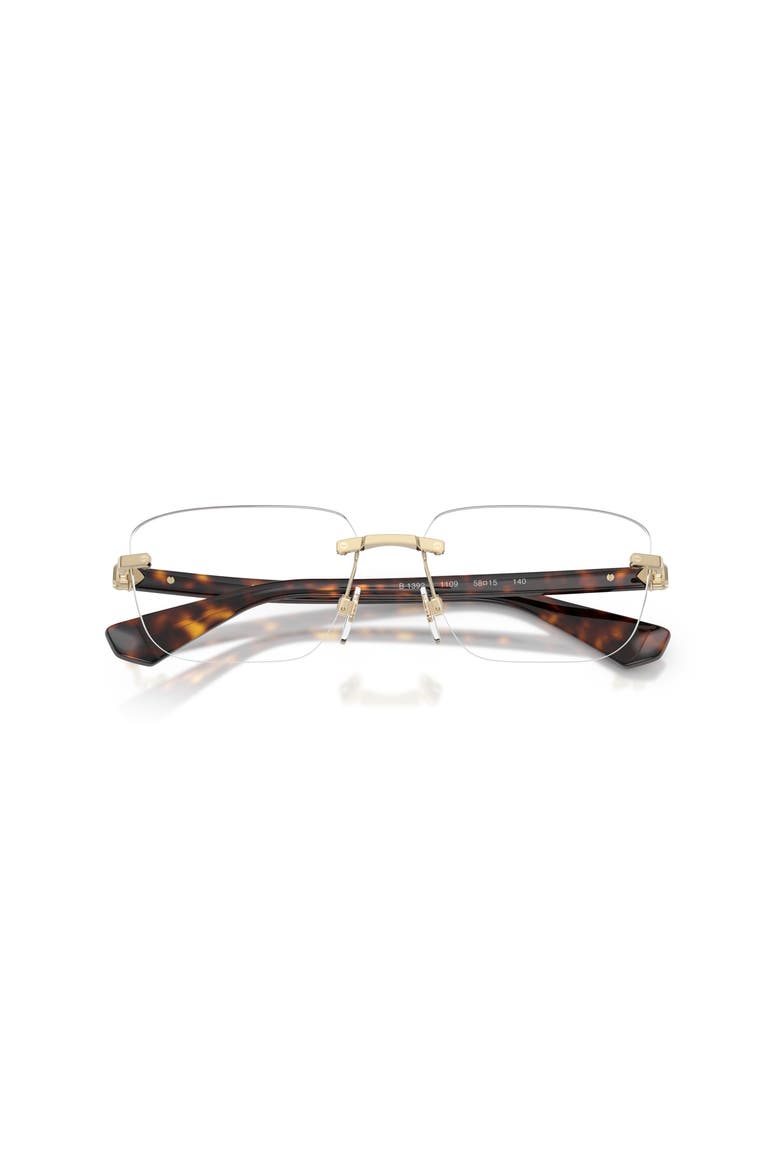 58mm Rectangle optical glasses, Alternate, color, Gold