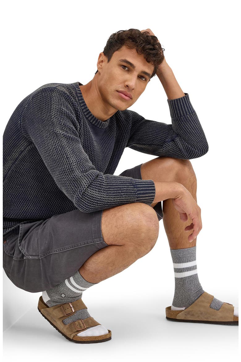 Casey Jones Stretch Cotton Shorts, Alternate, color, FADED BLACK