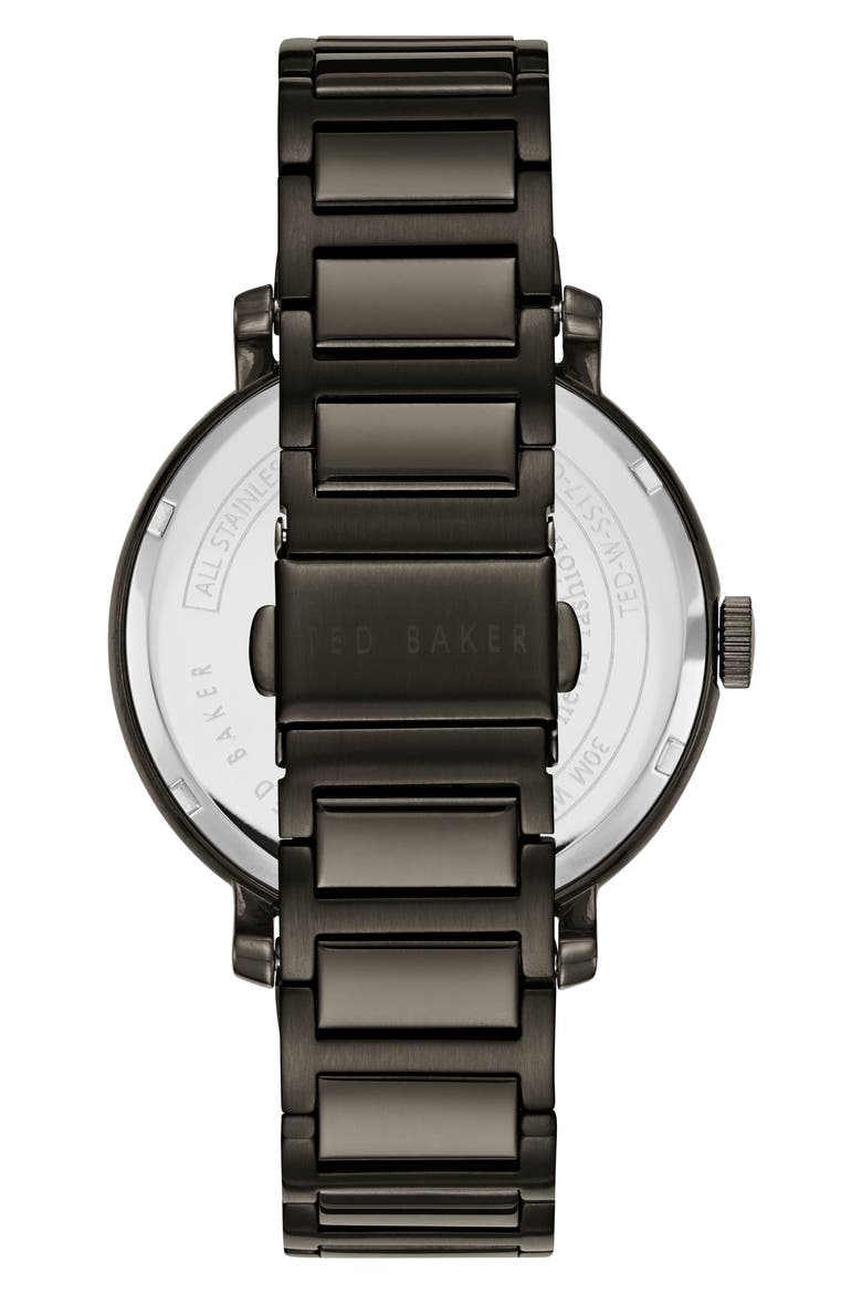 Trent Bracelet Watch, 44mm, Alternate, color, BROWN/ GUNMETAL