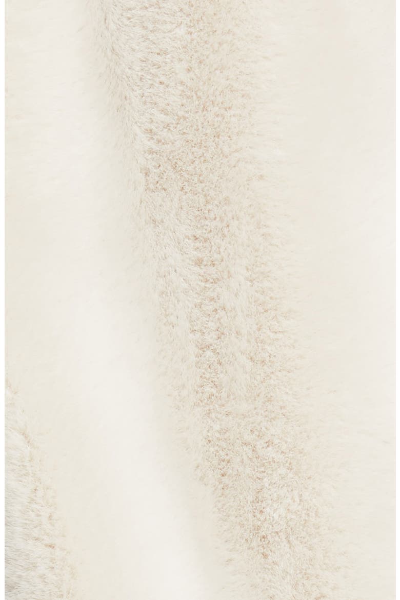 Double Breasted Plush Jacket, Alternate, color, CREAM