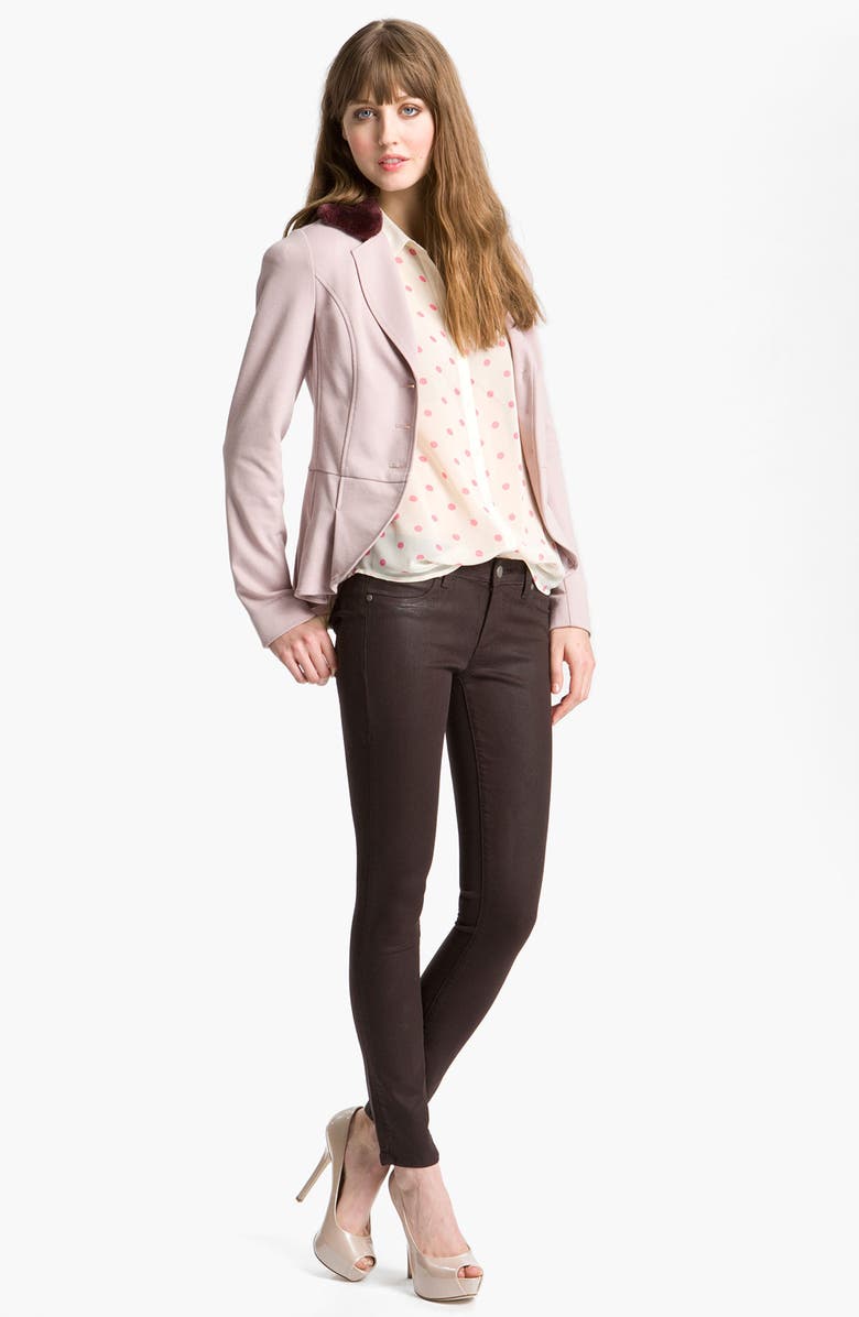 PAIGE Denim 'Verdugo' Coated Skinny Jeans, Alternate, color, 