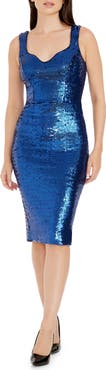 Dress the Population Sloane Sequin Sheath Dress