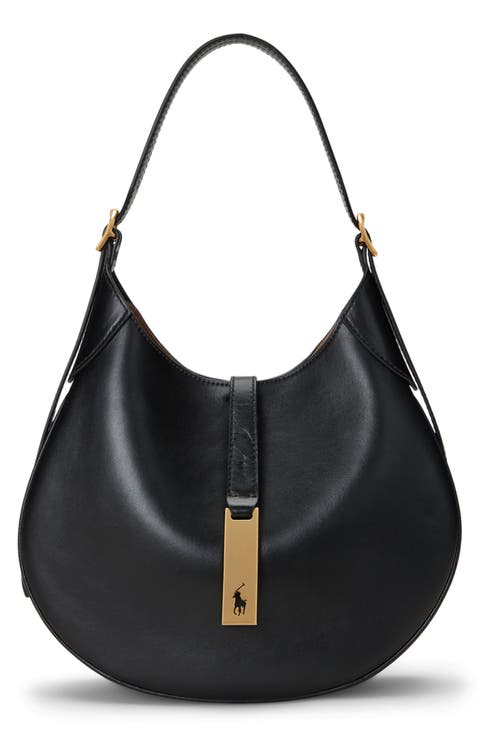 Small Sport Calf Leather Shoulder Bag