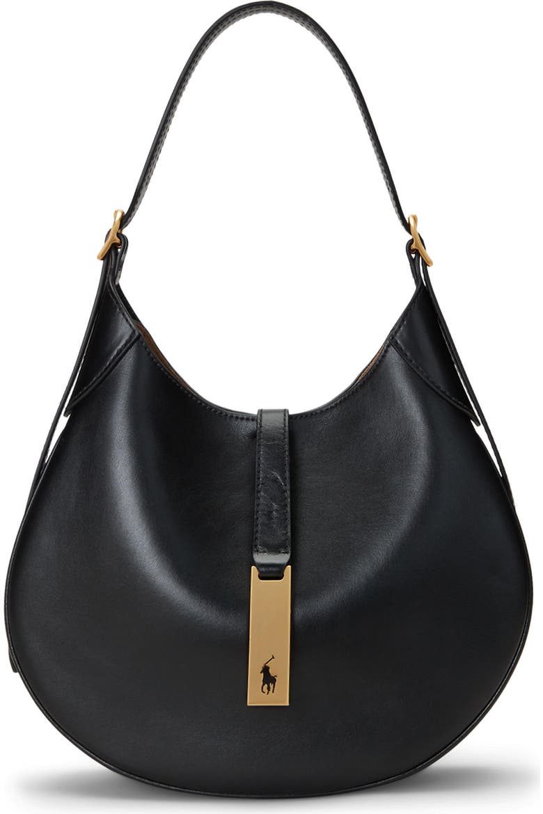 Polo Ralph Lauren Small Polo ID Leather Shoulder Bag (Women Polo Ralph Lauren Small Polo ID Leather Shoulder Bag (Women
