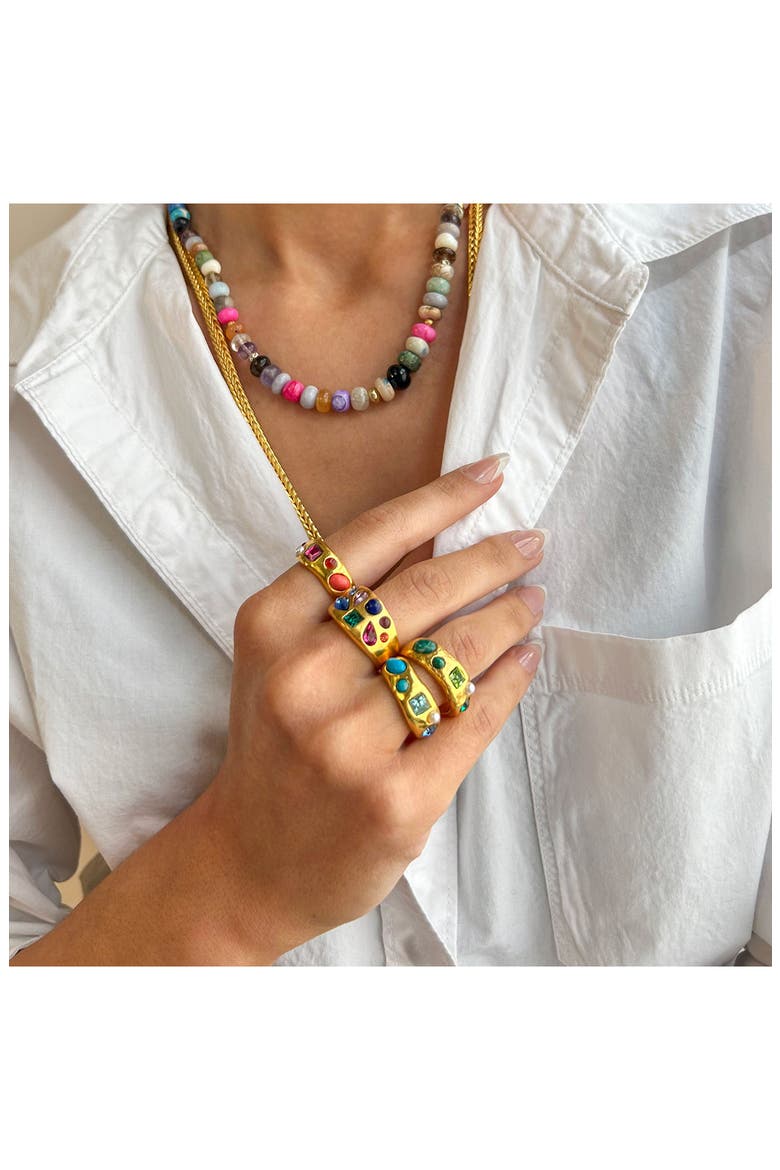 Theodora Ring, Alternate, color, GOLD MULTI