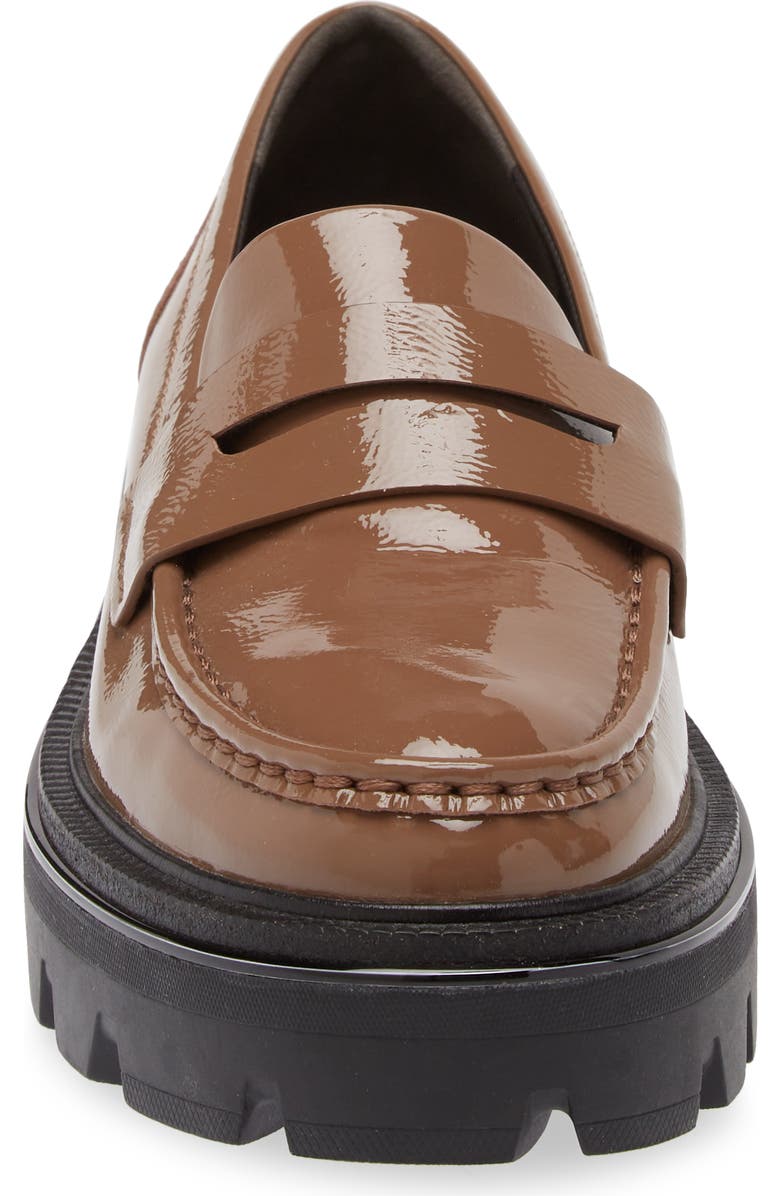 rag & bone Quinn Platform Penny Loafer, Alternate, color, Taupept