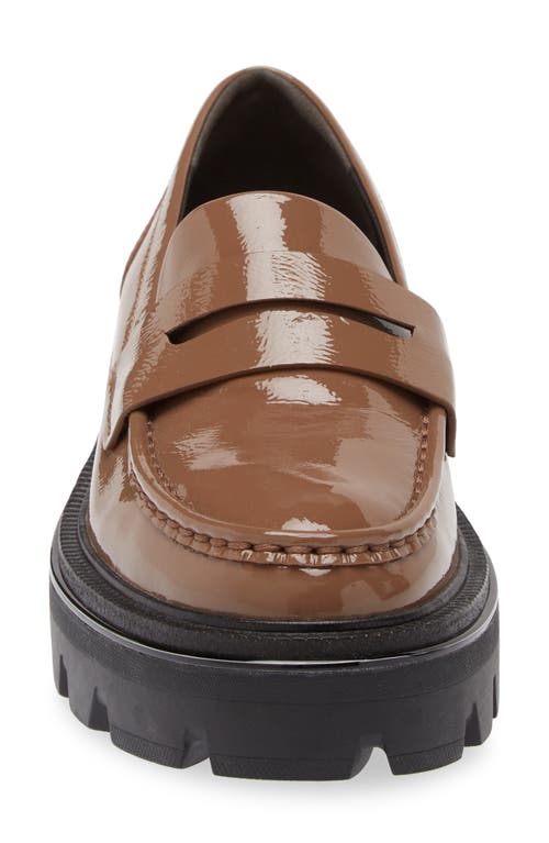 Rag & Bone Quinn Platform Penny Loafer In Taupept