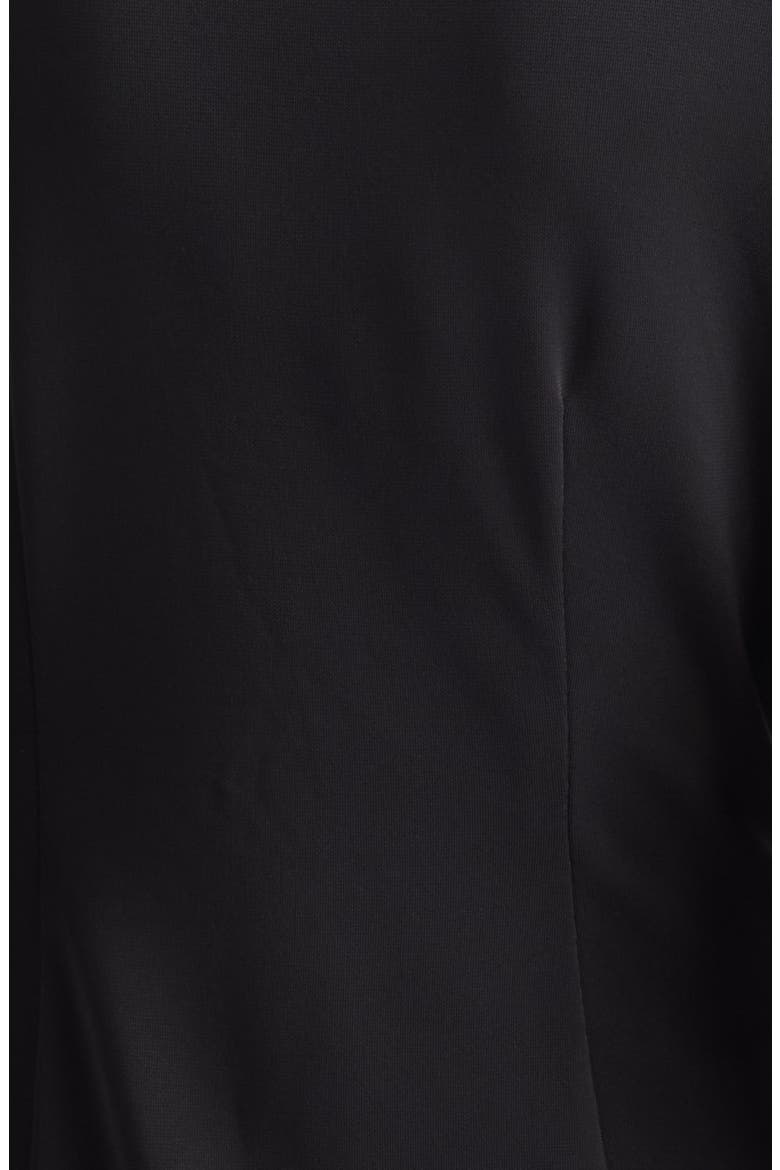 McKenna Twist Front Jersey Shirt, Alternate, color, BLACK