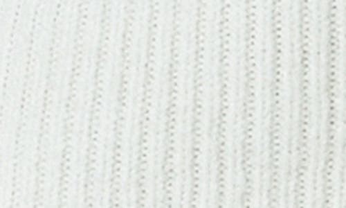Endless Rose Off The Shoulder Long Sleeve Cable Stitch Sweater Dress With Tie In Ivory