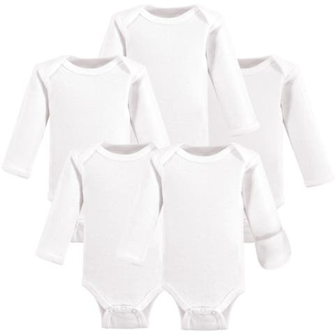 Cotton Long-Sleeve Bodysuits 5-Pack (Baby)