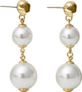 Kate Spade New York faux pearl drop earrings
