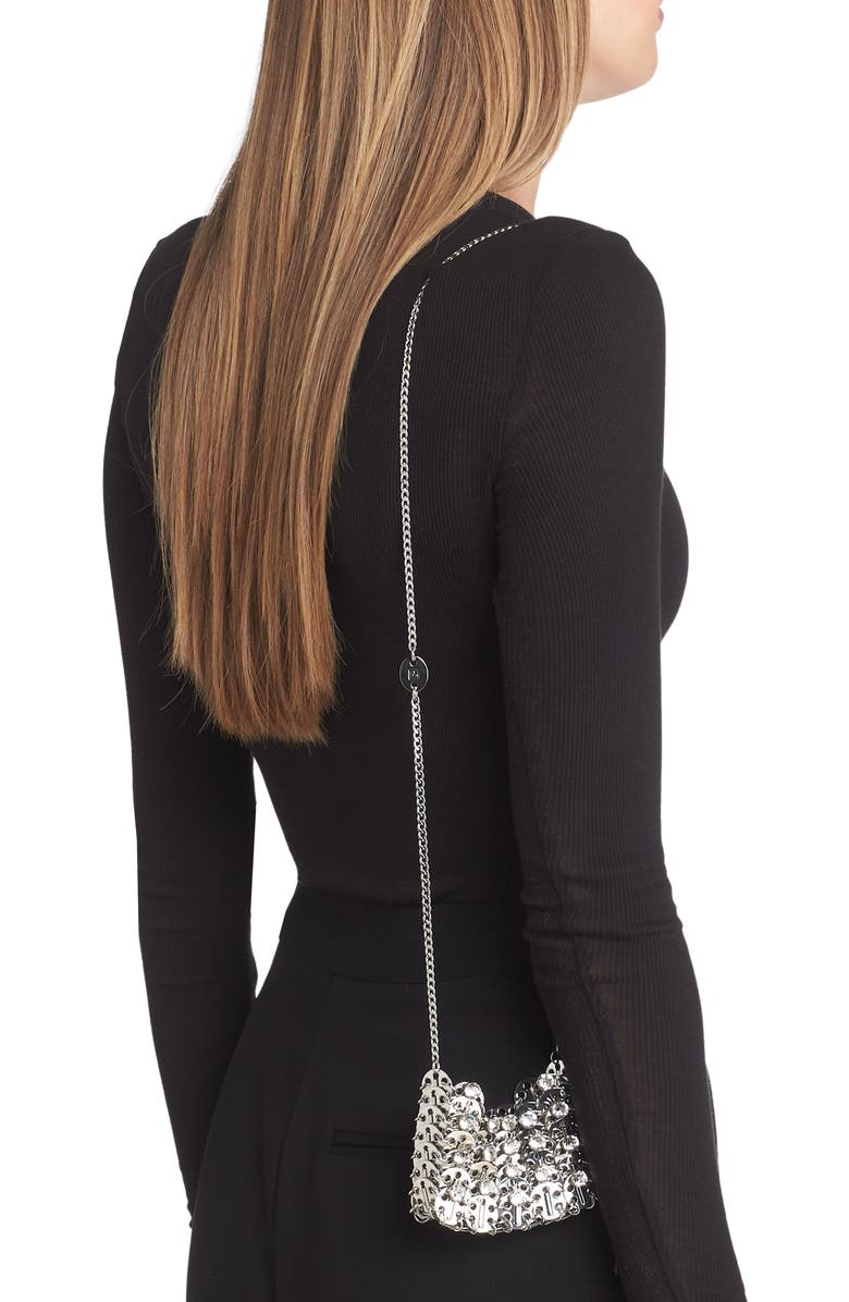 Rabanne Micro 1969 Crossbody Bag, Alternate, color,