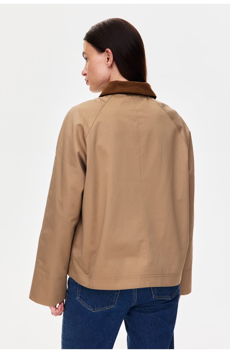 H&M Mama Before & After Babywearing Twill Jacket, Alternate, color, Beige