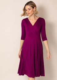 Alie Street London Annie Fit-Flare Midi Dress
