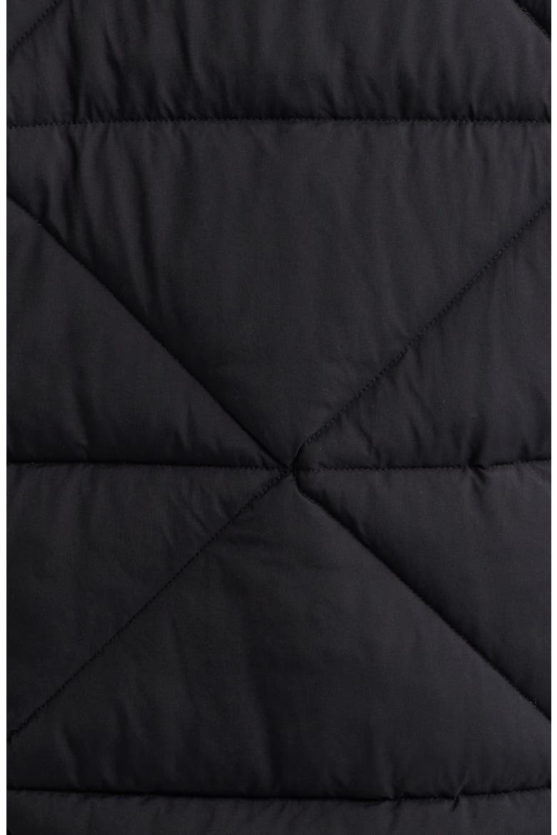 Quilted Puffer Coat with Removable Hood, Alternate, color, BLACK