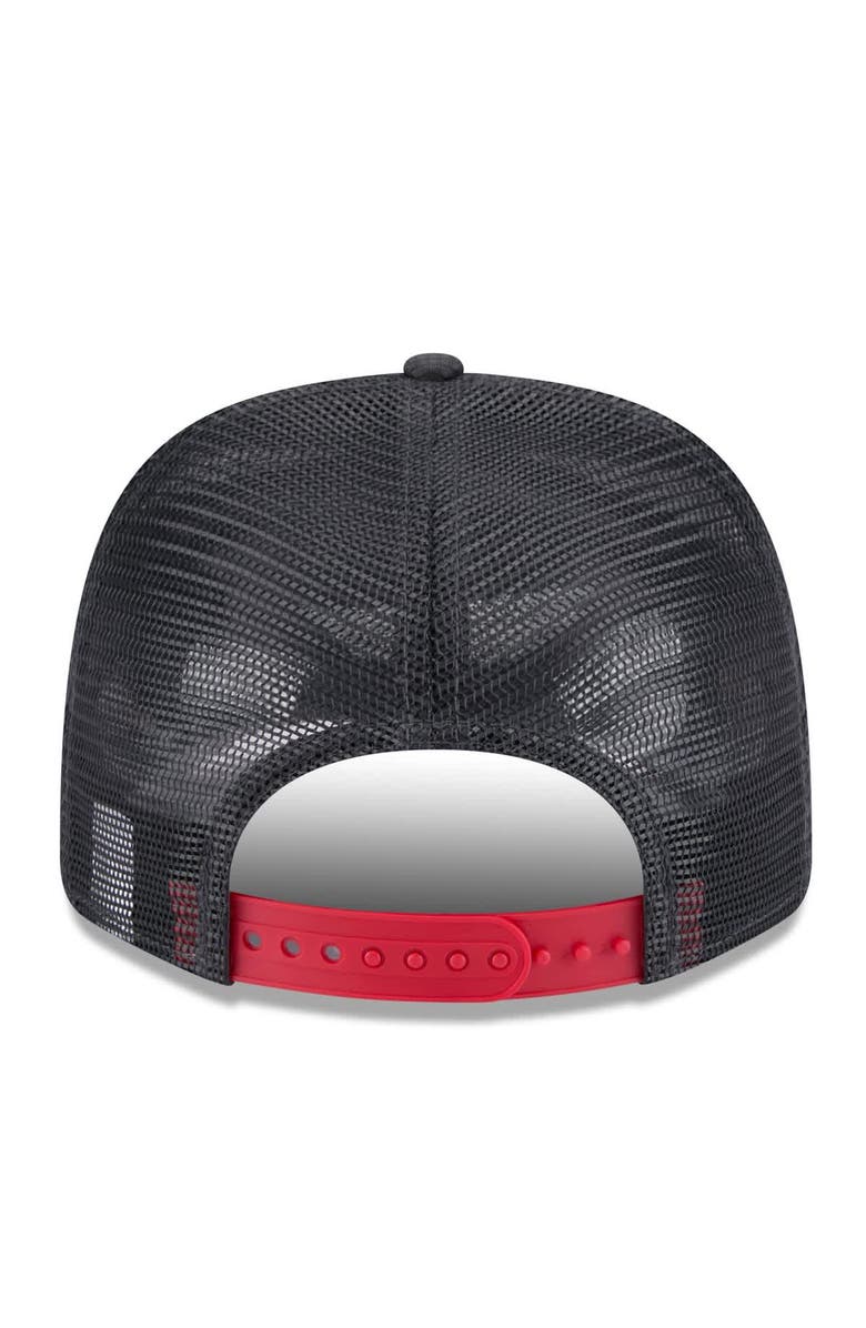 New Era Men's New Era  Gray/Red Cleveland Guardians 2025 Batting Practice 9SEVENTY Stretch-Snap Trucker Hat, Alternate, color, 