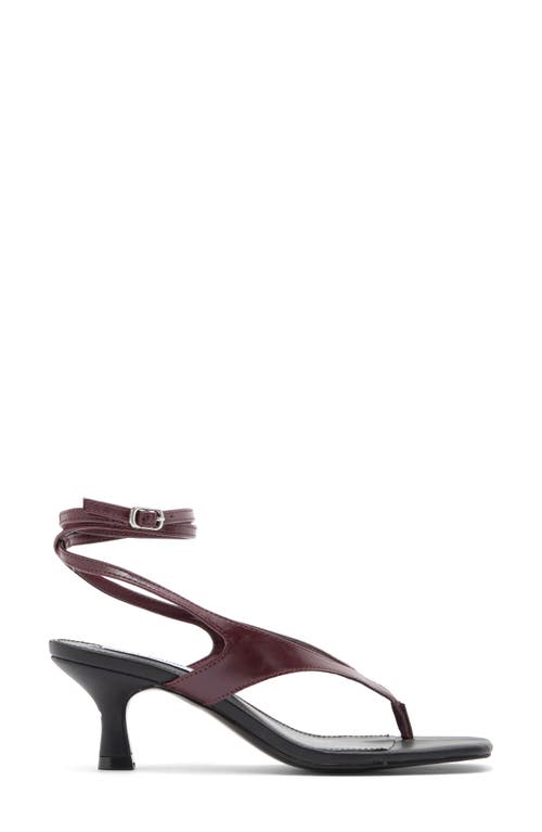 Steve Madden Rayger Ankle Strap Heel Sandal In Red Multi