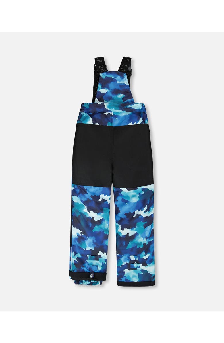 Deux par Deux Boy Two-Piece Play Snowsuit, Alternate, color, Teal Blue Camouflage