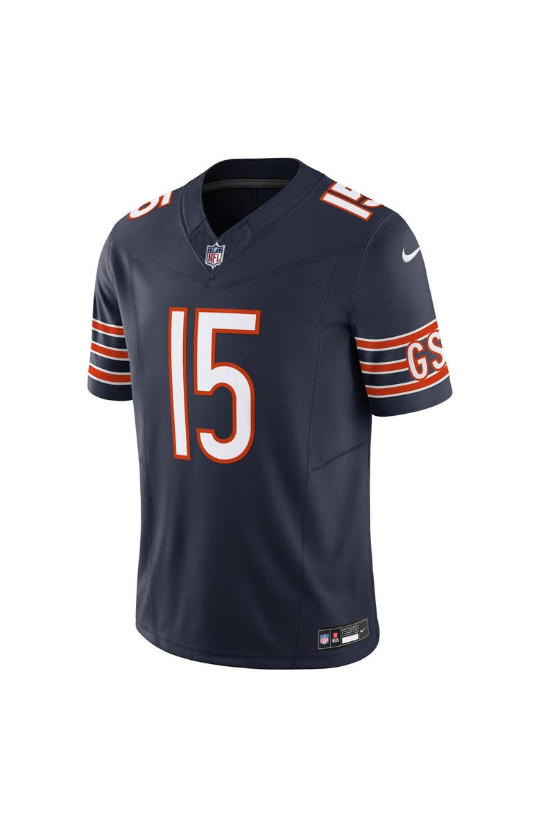 Nike Men's Nike Rome Odunze Navy Chicago Bears Vapor F.U.S.E. Limited Jersey, Alternate, color, Navy