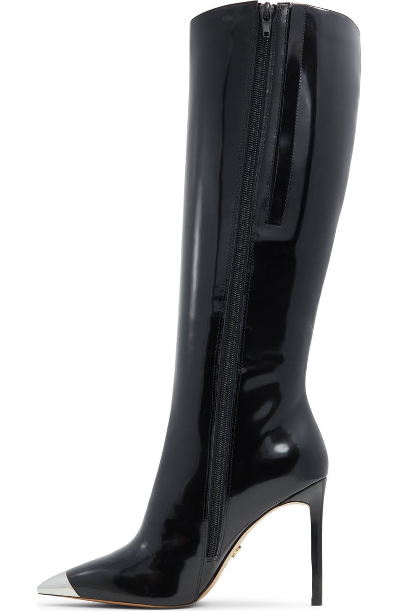 ALDO Agathea Pointed Cap Toe Knee High Boot, Alternate, color,