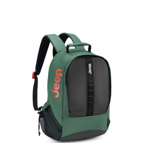 Jeep Softside 20" Two Wheel Rolling Travel Duffle Bag [js006b] & Laptop Travel Backpack [js011b] Set In Green