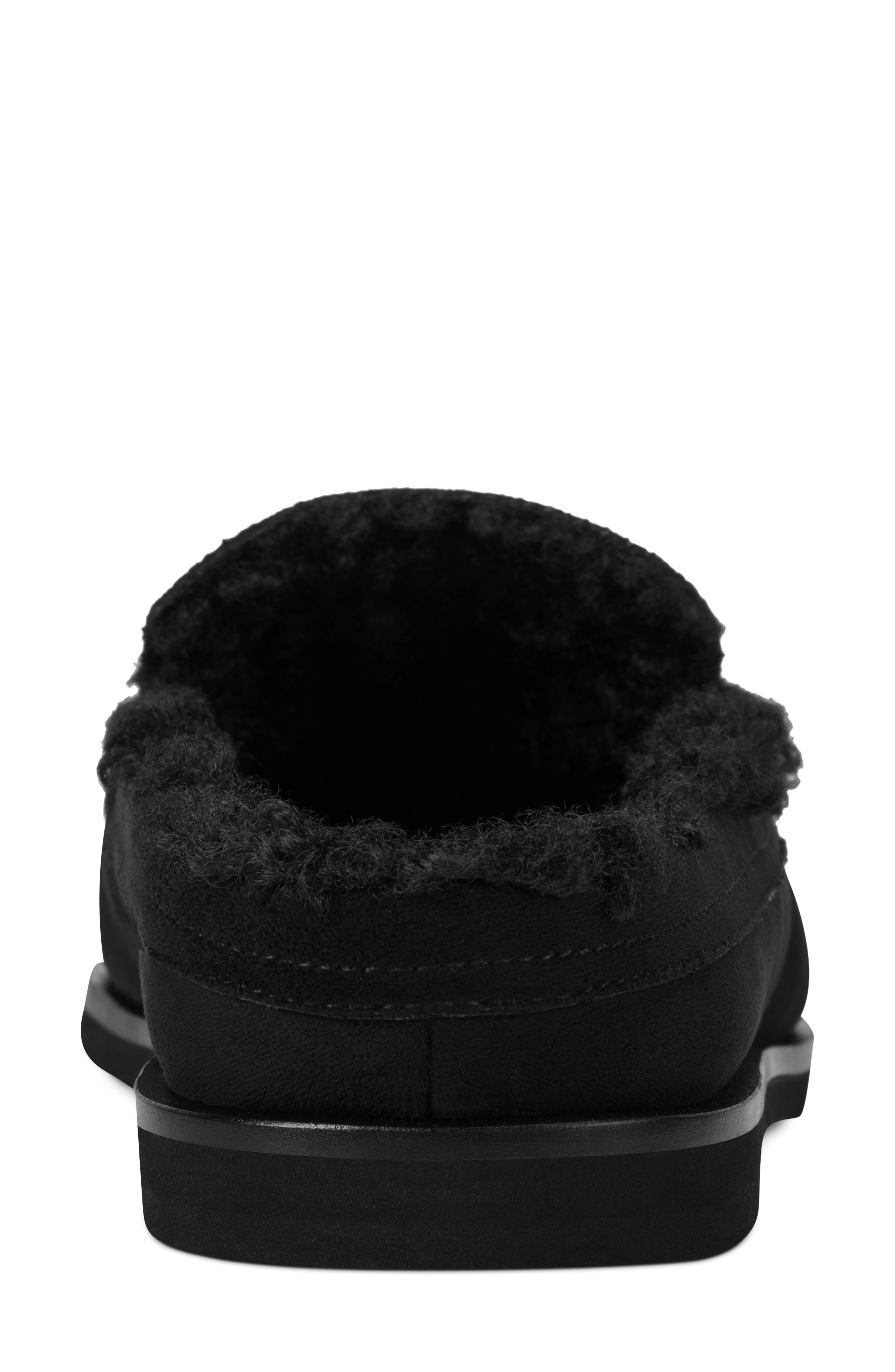 Gianna Faux Shearling Mule, Alternate, color, BLACK