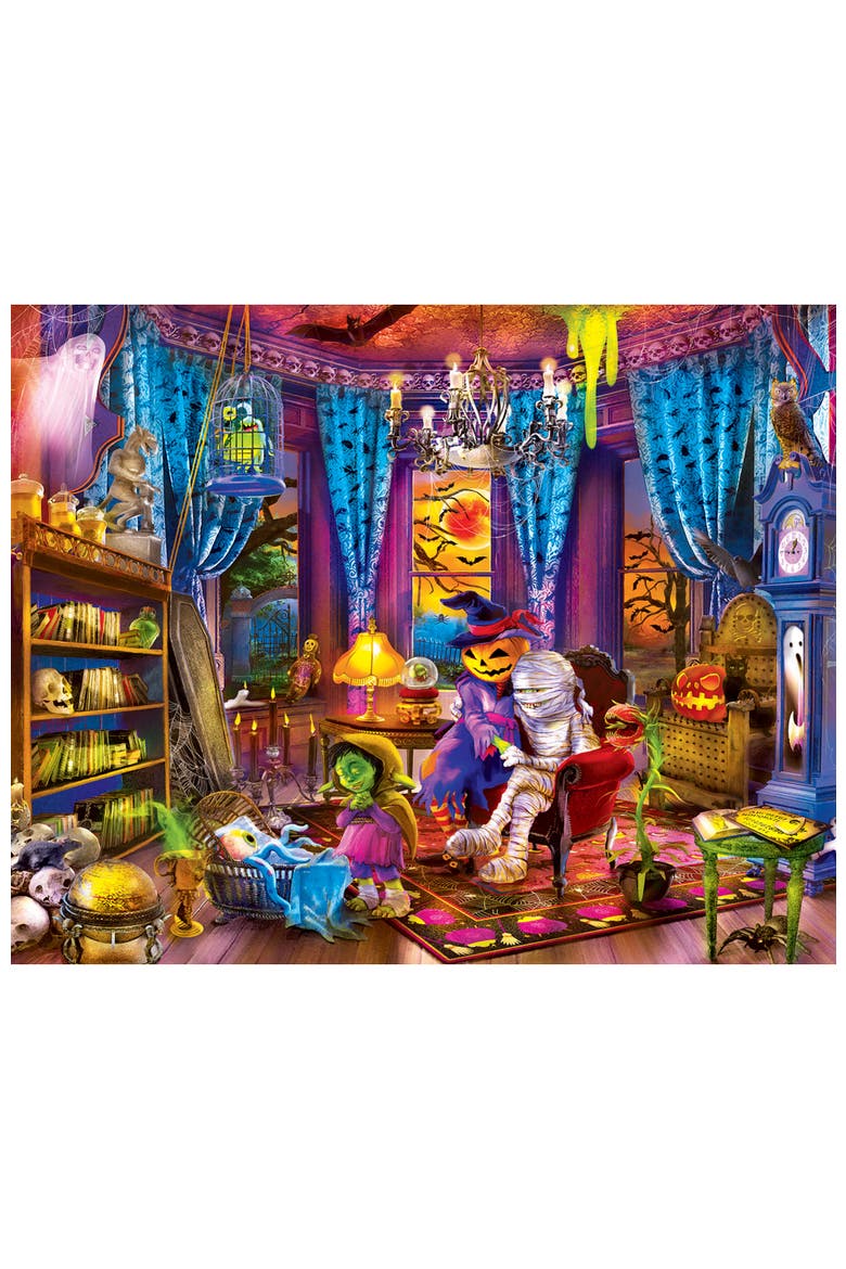 Halloween Glow 100pc Puzzles 4-Pack, Alternate, color, Multicolor