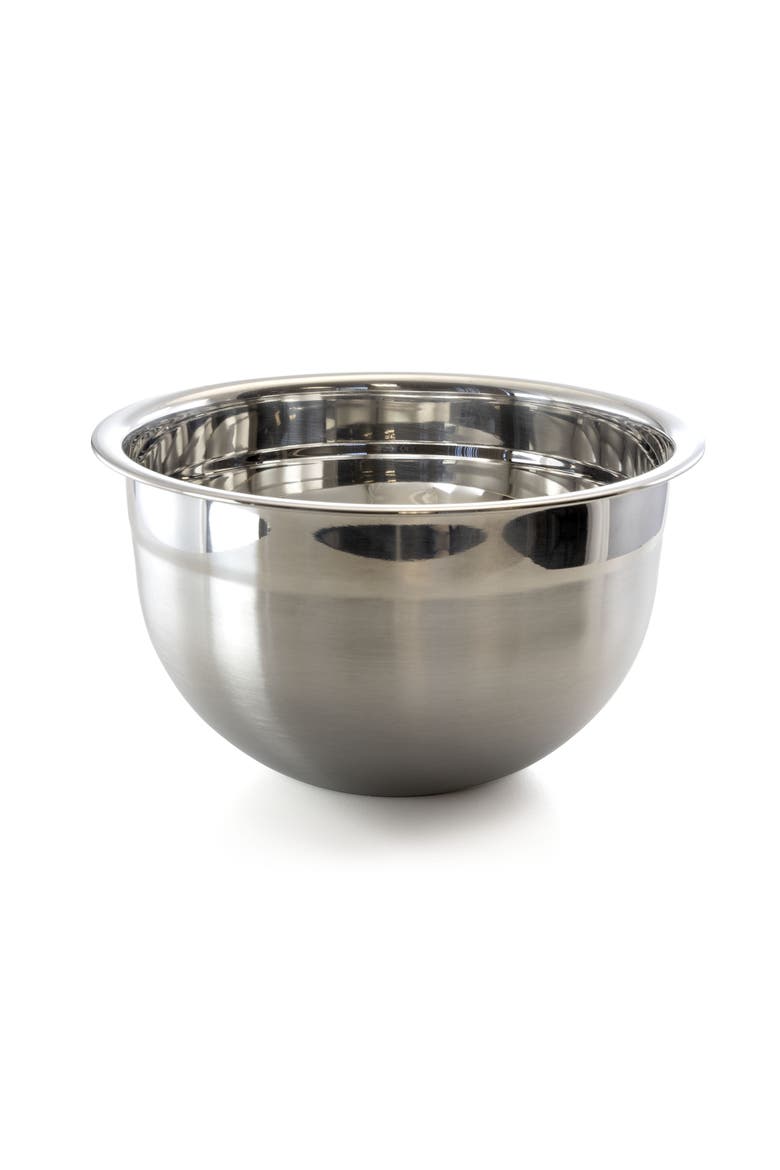 5 Piece Multipurpose Stackable Mixing Bowl Set, Alternate, color, Silver