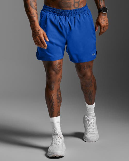 2xu Aero 5 Inch Shorts In Blue