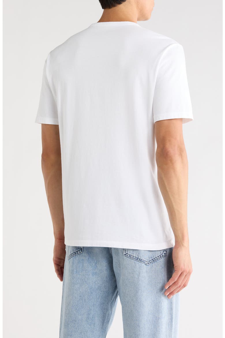 Cotton Crewneck T-Shirt, Alternate, color, OPTIC WHITE
