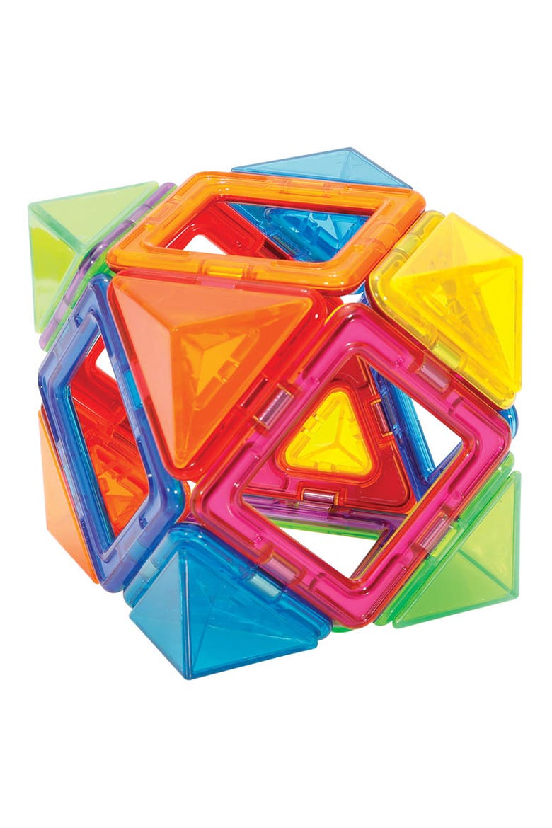 Pop-Up Box 28-Piece Magnetic 3D Construction Set, Alternate, color, MULTI