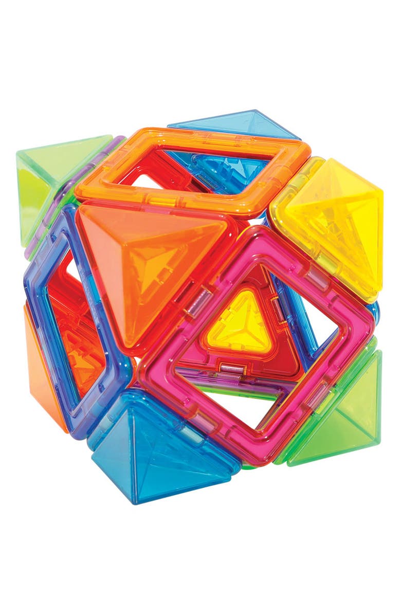 Magformers Pop-Up Box 28-Piece Magnetic 3D Construction Set, Alternate, color,