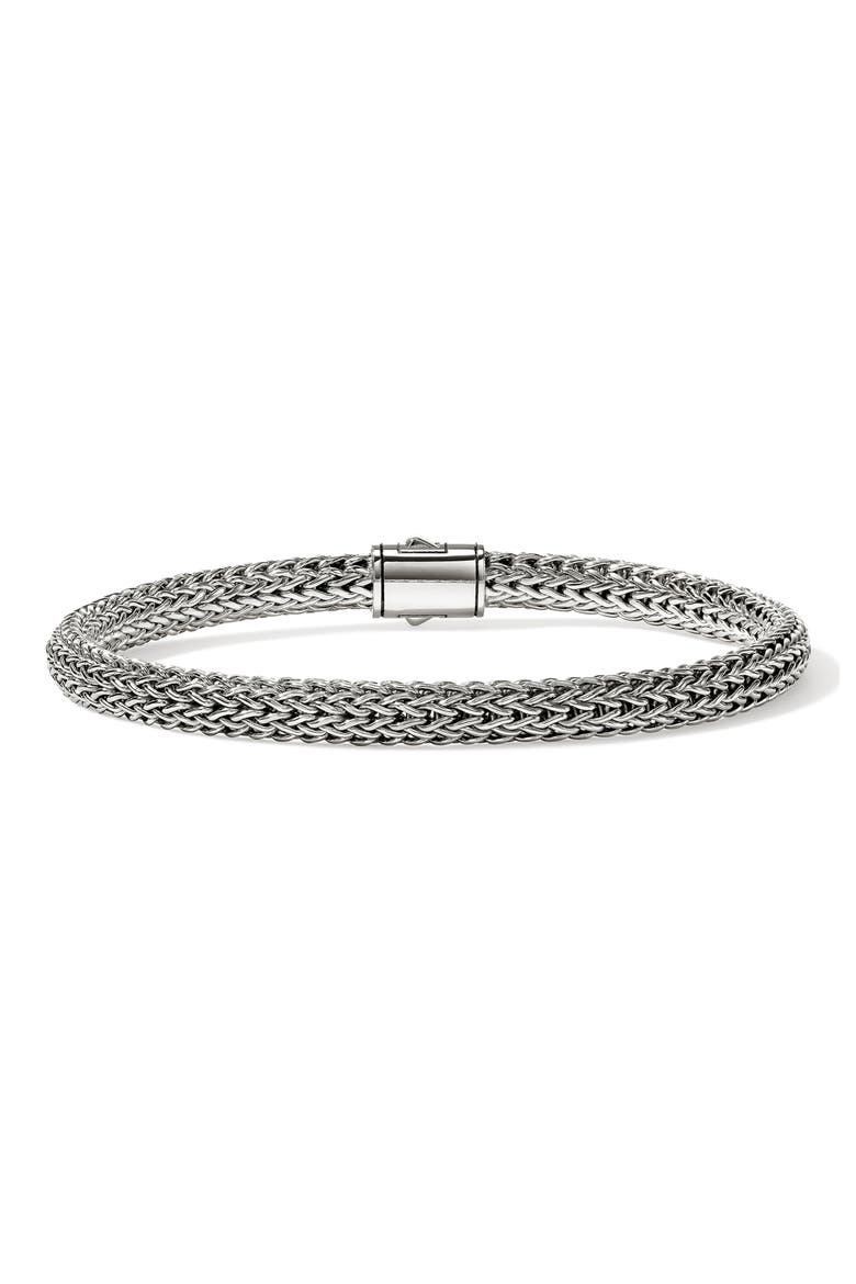 Icon Bracelet, 5mm, Alternate, color, SILVER AND GOLD