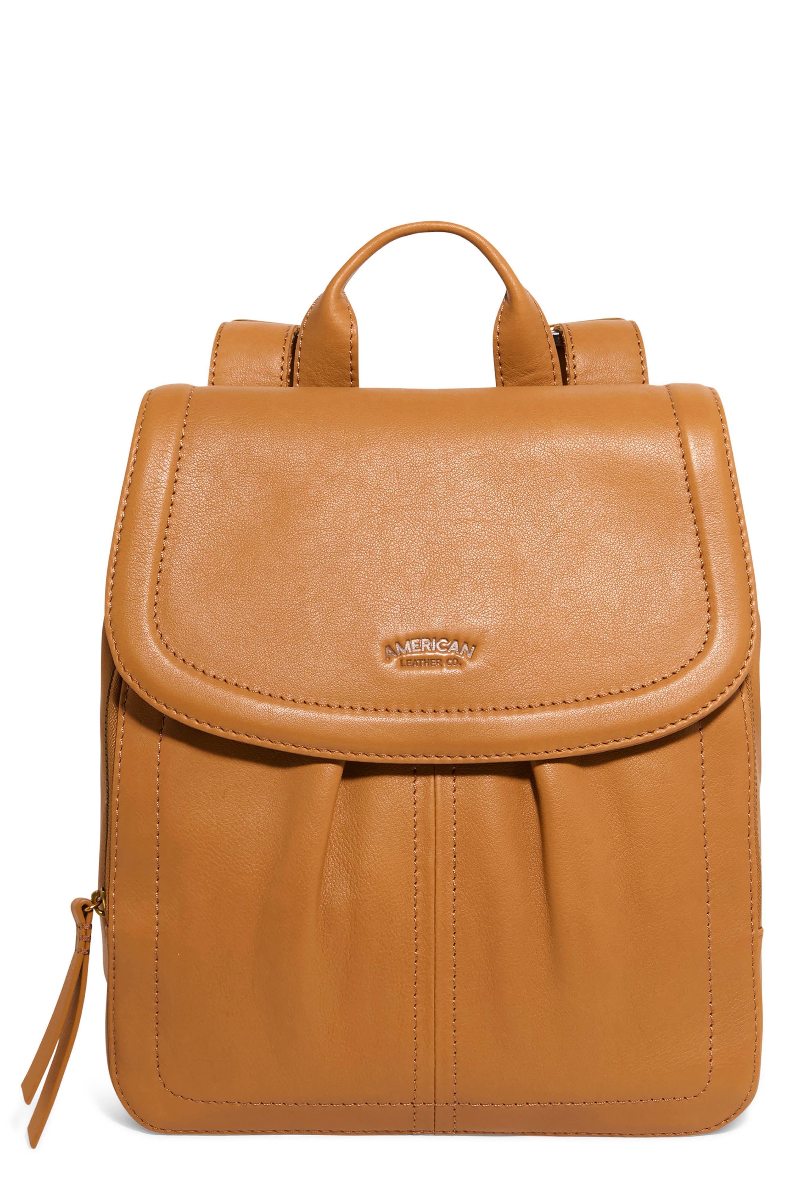 AMERICAN LEATHER CO. Marino Leather Backpack