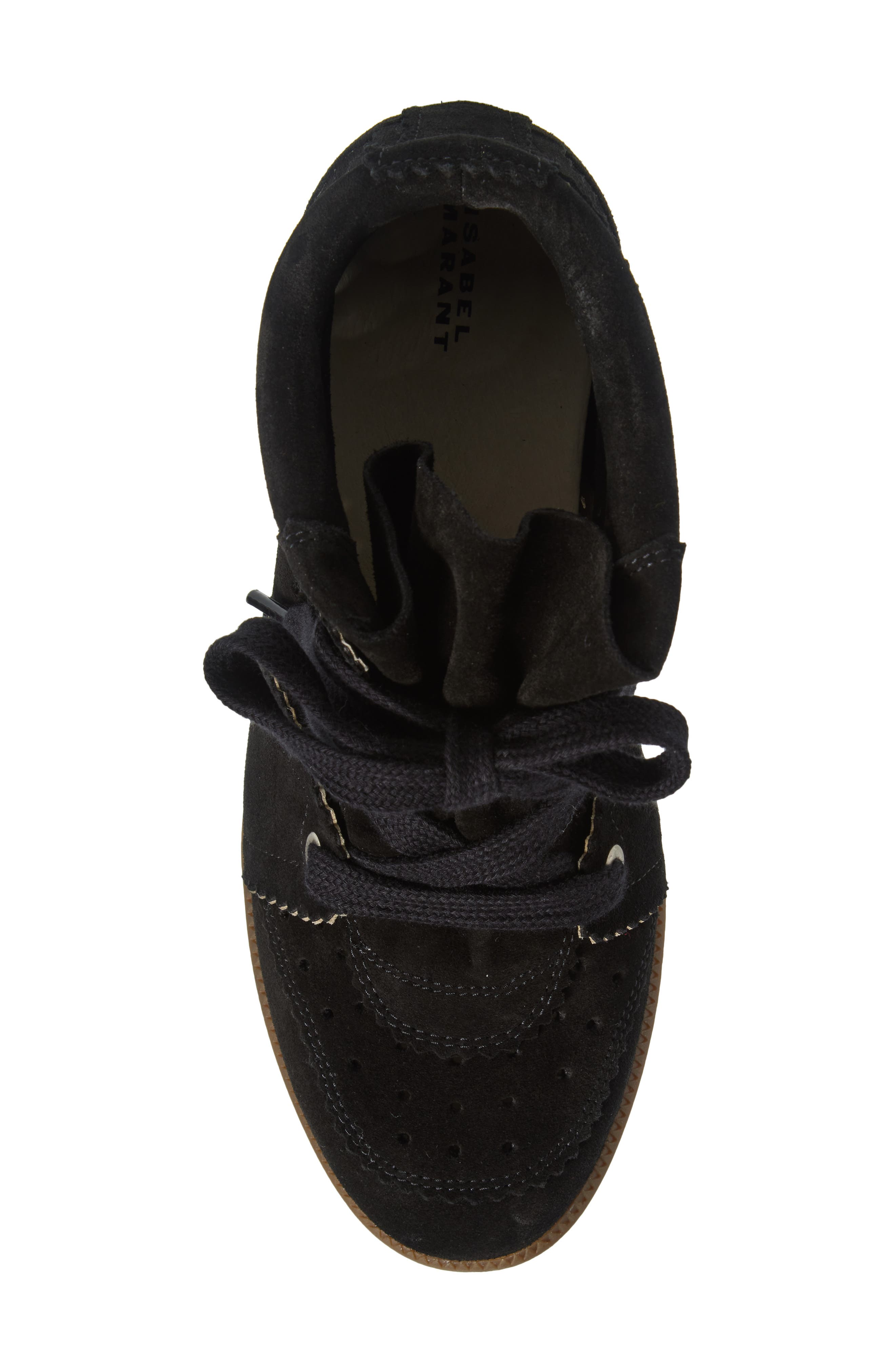 Isabel Marant Bobby Hidden Wedge High Top Sneaker, Alternate, color, 