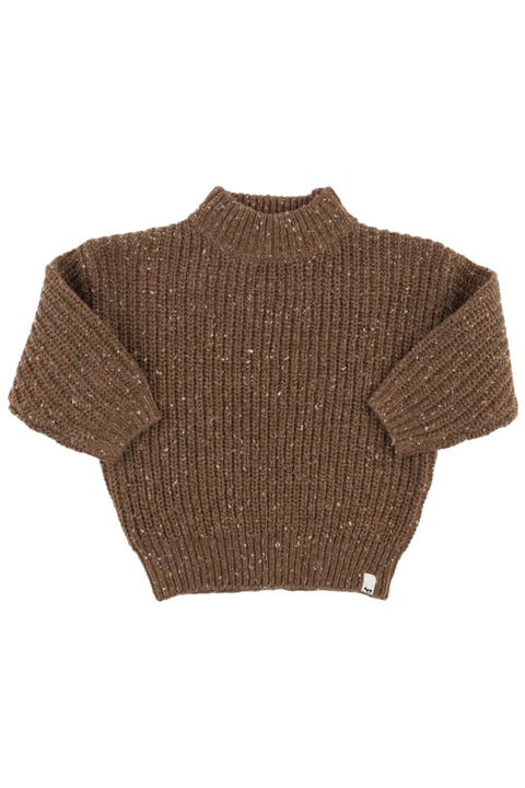 Speckle Knit Grandpa Pullover- Infant